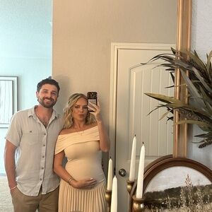 Elegant Cream Off-Shoulder Dress